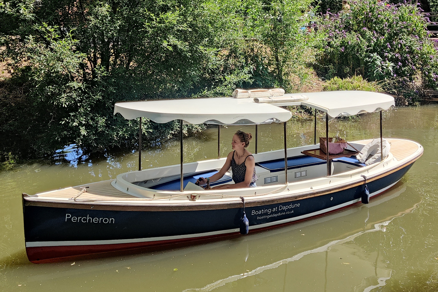 Luxury Electric Day Boat Hire in Surrey